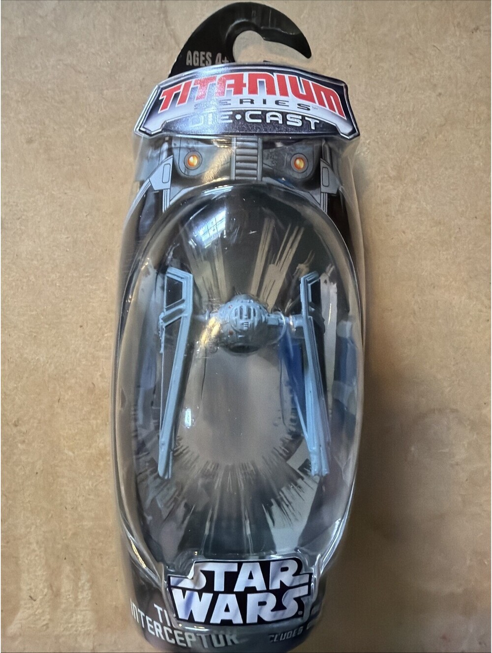Star Wars 2006 Titanium Series Die Cast Tie Interceptor Micro Machine Galoob